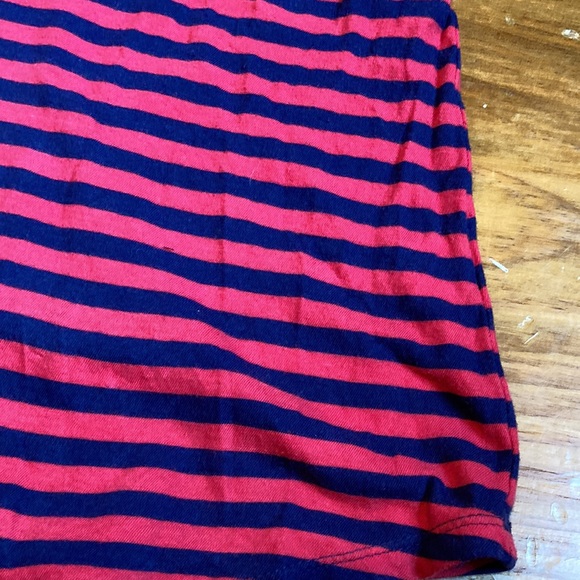BOBI M Navy/Red Stripe Pocket Tank Lightweight - Picture 2 of 5